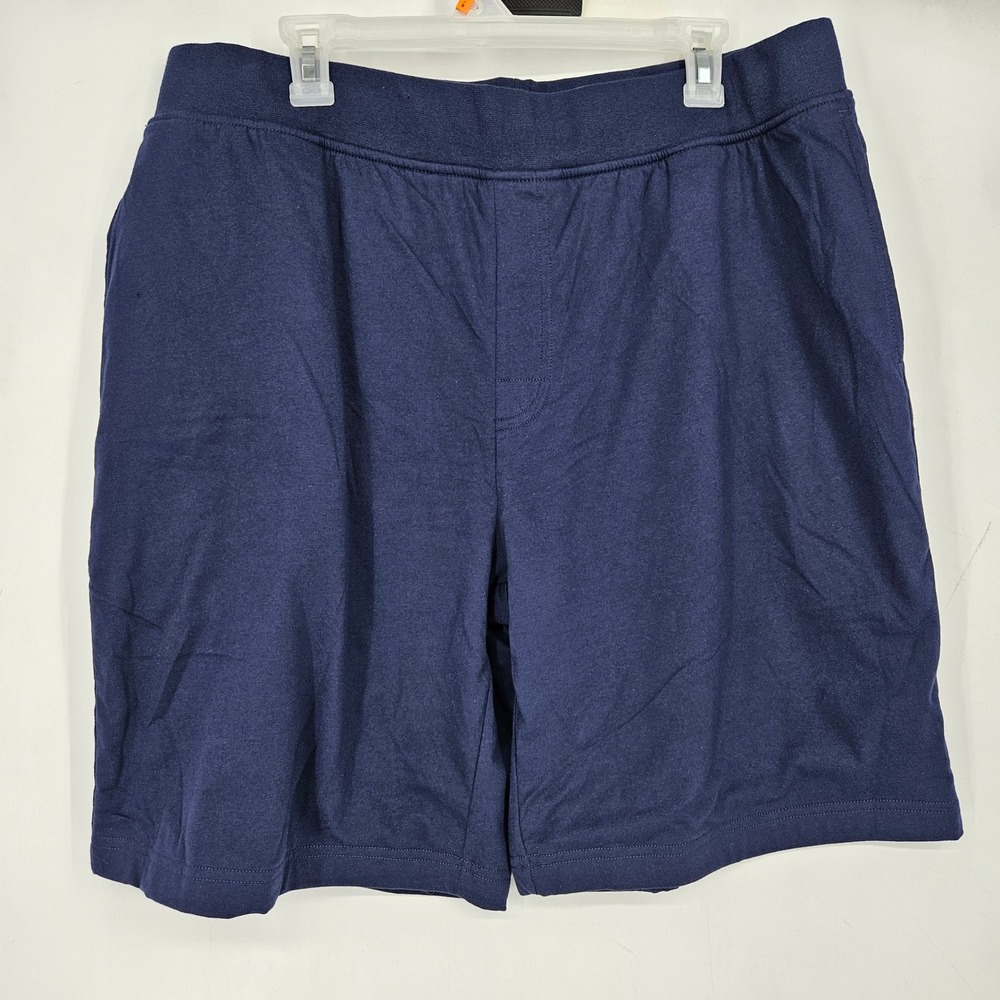 Dude Robe Shorts Mens Large XL Blue Terry Cloth Lined Luxury Loungewear‎